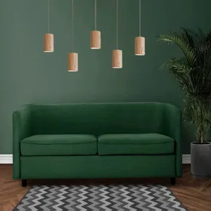 Pendentif suspendu en bois Design moderne Offre Spéciale pas cher prix artisanat en métal indien pour la maison hôtels restaurants décorer - Product Image 3