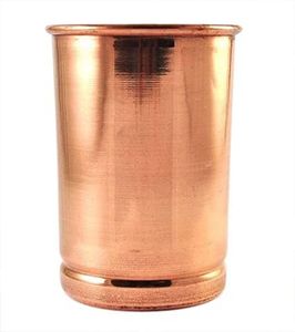 Durable copper <b>cup</b> for drinking water or juice made by artisans with fine detailing and antique traditional finished - Product Image 2