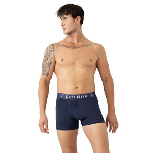 Boxers mi-hauts légers en coton pour hommes, respirants, tricotés, écologiques, à flux d'air rafraîchissant, pour temps chaud et activités quotidiennes - Product Image 1