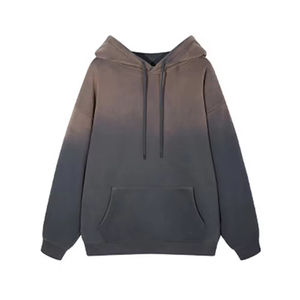 Streetwear Mode Sun Faded Hoodies Custom Cut and Sew Acid Wash Vêtements en coton Sunfaded Pull Fashion Wear Hoodies pour hommes - Product Image 3