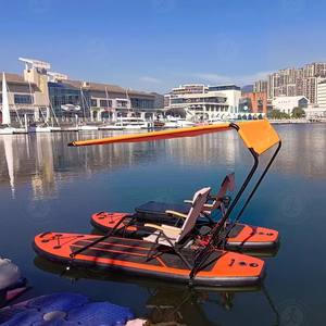 <span class=keywords><strong>Bateau</strong></span> ponton d'eau <span class=keywords><strong>de</strong></span> cadre <span class=keywords><strong>de</strong></span> connecteur <span class=keywords><strong>de</strong></span> sup <span class=keywords><strong>de</strong></span> catamaran gonflable d'approvisionnement direct d'usine avec l'auvent <span class=keywords><strong>de</strong></span> <span class=keywords><strong>moteur</strong></span> pour des loisirs - Product Image 3