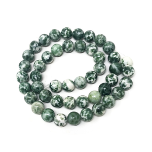 Natural Crystal <b>Necklace</b> Smooth <b>Tree</b> agate Beads Polished Red Stone Jewelry Loose Strand Wholesaler Gemstone for Healing - Product Image 1