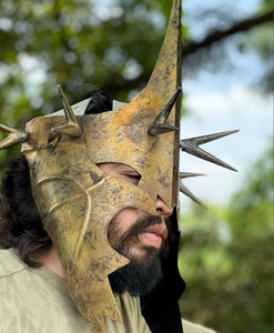 Casco Espartano de Gladiador de Moda, Disfraz Medieval de Soldado, Cosplay Griego, Esparta, Antiguo Romano, Acero Corintio - Product Image 1