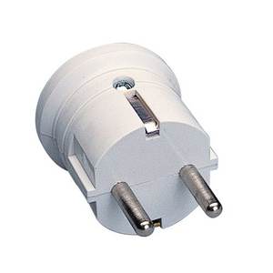 Cable de Enchufe Eléctrico Blanco 16A 2P+T, Estándar Alemán PP0407R, Adaptador y Conector para Cable Axial - Product Image 1