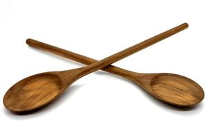 ช้อนไม้ออกแบบโลโก้ได้ตามที่ต้องการเป็นมิตรกับสิ่งแวดล้อมและเป็นธรรมชาติสำหรับอุปกรณ์รับประทานกาแฟซุปโดย fwe สำหรับเป็นของขวัญทางธุรกิจ - Product Image 2