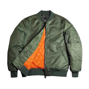 Veste bomber imperméable et coupe-vent pour homme avec logo personnalisé BOBBIN INDUSTRIES, fermeture éclair, col montant, impression par sublimation, streetwear - Product Image 1