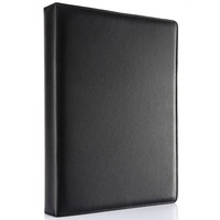 Porte-documents en cuir PU durable 9x12 pouces pour annuaires de chambre d'hôtel – Fourniture essentielle pour restaurants et hôtels – Marque NJ