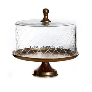 Luxury Fancy Modern Art Metal Kitchen Cake Tools Large Size Table Decorating Designer Luxury Style Cake Display Stand - Product Image 6