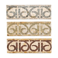 Artis Raw MF011 Mosaïque carrée - Mosaïques pour murs intérieurs, design parquet pour villa, style méditerranéen moderne, garantie à vie