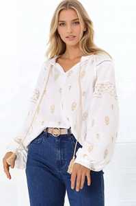 Blusa corta Ropa para damas Túnica Bordado Top Ucrania Mini Boho Blusa Mujer Blusa de talla grande - Product Image 6