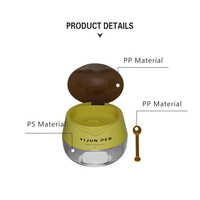 10g En Plastique Mini Rond Transparent Pot De Crème Emballage Gommage À Lèvres Baume À Lèvres Pot Avec Couvercle Cuillère