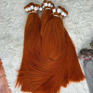 ผมต่อแบบ100% จากเวียดนามผมสีแดงทองแดง - Product Image 2