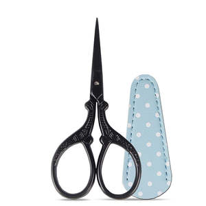 Ciseaux à poignée fantaisie en acier inoxydable Ciseaux à broderie professionnels à lame tranchante faits à la main - Product Image 1