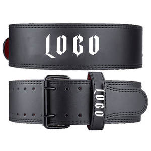 Cinturones de culturismo resistentes ajustables superventas Protección de espalda de compresión antideslizante Logotipo personalizado Seguridad de fitness transpirable - Product Image 3