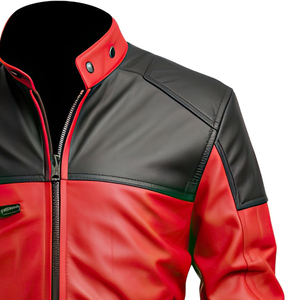 Veste en cuir d'hiver de haute qualité d'usine de mode extérieure de service d'OEM nouveau design chaud intérieur vestes en cuir d'hiver - Product Image 3