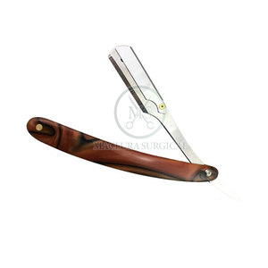 Rasoir à bord droit pour barbiers Conception pliante ergonomique pour un contrôle en douceur du rasage Rasoir de barbier professionnel - Product Image 3