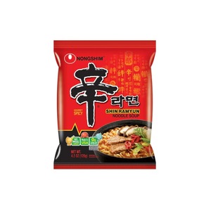 บะหมี่กึ่งสำเร็จรูปราเมงเกาหลีแบบปรับแต่งได้ราเม็งเนื้อรสเผ็ด