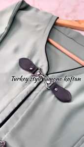 Premium mujeres elegante modesto bordado a mano Kaftan Abayas estilo Dubai vestidos formales transpirable tradicional musulmán ropa - Product Image 3