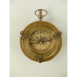 Brújula de estilo vintage, artículos náuticos metálicos de latón, brújula de lujo antigua personalizable, artículos de decoración del hogar para artículos - Product Image 6