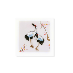 Carte en quilling, design de couple de cigognes, carte en quilling faite à la main, cartes de vœux avec enveloppe pour couple et félicitations de mariage - Product Image 2