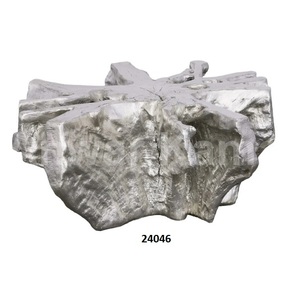 Table d'appoint ronde en acier inoxydable noir et marbre supérieur avec poli à la main et métal fini pour la maison, hôtel et bureau - Product Image 4