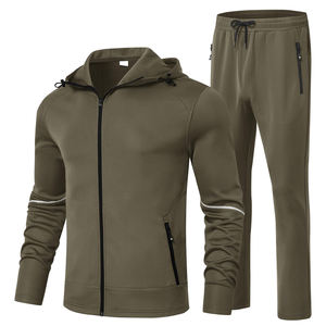 Conjuntos Deportivos Ligeros y Cómodos para Hombre, Ropa Deportiva para Correr, Novedad 2026, Traje para Trotar en Color Sólido - Product Image 1