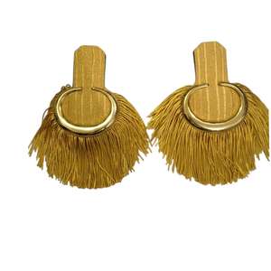 Grand Charretera Hombro Lingotes de oro Bordado a mano Tableros franceses - Product Image 5