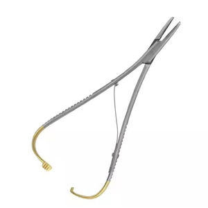 Portaagujas Mathieu TC Profesional Manual de 140 mm, Instrumento Quirúrgico de Acero Inoxidable de Alta Calidad, Precio de Fábrica B2B, OEM ODM - Product Image 3