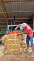 Tapis en fibre de coco tissée Indobristle CCF01 de fabrication directe – Qualité supérieure pour usage agricole, brun naturel, 2 ans de garantie