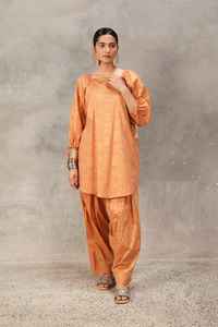 Pakistanais Shalwar Kameez 2 pièces Farshi costumes sur pelouse tissu tenue décontracté pelouse coton imprimé Salwar Kameez costume - Product Image 5