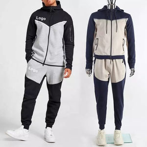 Survêtement d'entraînement de gymnastique pour hommes Tech Fleece Two-Piece Set for Winter Sports Wholesale Jogging Suit for Fitness and Sports - Product Image 2