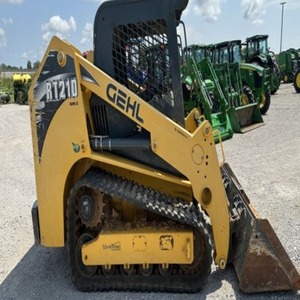 Gehl RT210 Yellow Compact <b>Track</b> Skid Steer Loader Diesel 75KW with High Load Moment Bucket for Construction Material Handling - Product Image 4