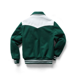 แจ็คเก็ตวาร์ซิตี้ผู้ชายขายดีสำหรับฤดูหนาว พิมพ์โลโก้แบบมืออาชีพ ผ้าแคนวาสคุณภาพสูง คอตั้ง เคลือบกันลม แบบกลับด้านได้ - Product Image 3