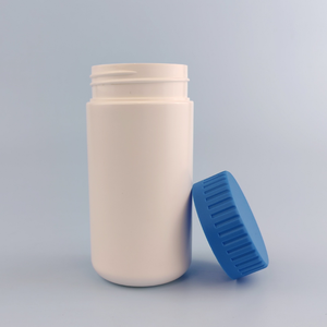 ขวดพลาสติก HDPE ปากกว้าง ขนาด 200 มล. 300 มล. สำหรับบรรจุยาแคปซูลและยาเม็ด บรรจุภัณฑ์พลาสติกสำหรับยา - Product Image 6