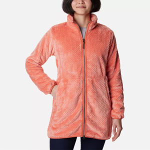 Blouson d'hiver personnalisé pour femmes blouson de recherche en plein air blouson de sport en polaire Sherpa à fermeture éclair complète - Product Image 1