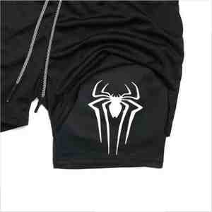 Top Nouveau Design Double Couche Compression Court Respirant Disponible Dans Les Tailles Fabriquées Par FIT FRONT Industry - Product Image 6