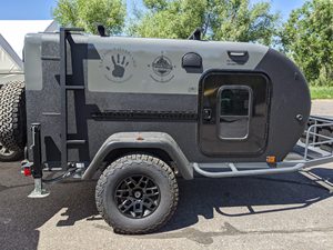 Oferta Especial: Remolque Teardrop Todoterreno para Acampar, Caravana Resistente para Viajes al Aire Libre - Product Image 4