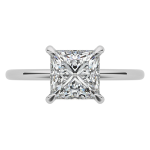 แหวนเพชรแมทริกซ์สวย259อินเทรนด์ทำจาก925สเตอร์ลิงซิลเวอร์ซิงเกิ้ลเจ้าหญิงโมอิสซาไนต์ - Product Image 2