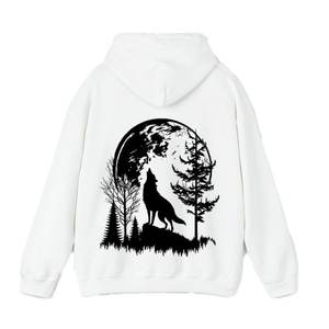 Sudadera con Capucha de Felpa Tejida de Nuevo Diseño, Unisex, de Alta Calidad, con Logotipo Personalizado, Impresión de Gran Peso, Estilo Urbano, Talla Grande - Product Image 3