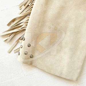 Pantalon en cuir suédé Slim Fit pour hommes Design de jambe effilée Bord élégant Parfait pour le nouveau pantalon pour hommes à la mode - Product Image 4