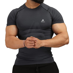 Camisas de Compresión para Hombre, Ropa Deportiva para Fitness, Culturismo, Gimnasio - Product Image 1