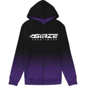 Sweatshirts à capuche pour hommes avec fermeture éclair fabricants surdimensionnée de luxe imprimés sur mesure pour hommes - Product Image 4