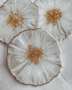 ที่รองแก้วไม้และเรซินมะม่วงเสื่อไวน์สำหรับตกแต่งโต๊ะในครัวอุปกรณ์เสริมอินเดีย - Product Image 6