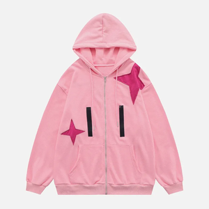 Sudadera con capucha de manga larga personalizable para hombre Hip Hop moda occidental suéter de dibujos animados impresión en relieve 3D poliéster/algodón ODM - Product Image 2