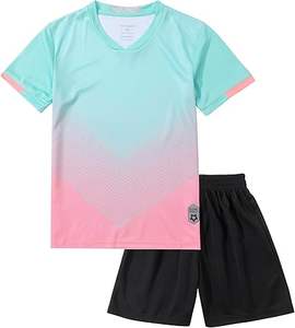 Uniforme de Fútbol 100% Poliéster, Antibacterial, de Secado Rápido, Corto, Verano, Moda, Fabricante Líder, Servicio OEM Personalizado - Product Image 6