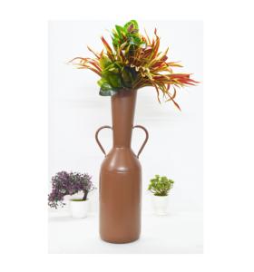 Jarrón de Piso con Recubrimiento en Polvo de Diseño Creativo Premium, Jarrón de Metal con Recubrimiento en Polvo de Primera Calidad para Decoración del Hogar/Bodas, Jarrón Largo - Product Image 1