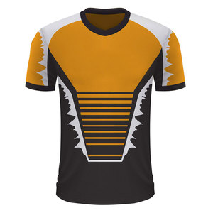 2025 nuevo diseño All Over Printed Sports camiseta personalizar 100% tela de algodón cuello en V multicolor manga corta Camiseta para hombres - Product Image 1