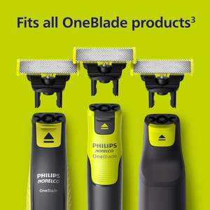 ใบมีด Philips Norelcoo oneblade 360ใบมีดอะไหล่แท้ชุดเครื่องมือดูแลผิวหน้าสำหรับเครื่องโกนหนวดไฟฟ้าและเครื่องเล็ม QP61480 - Product Image 3