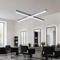 Luminaire linéaire pour salon de coiffure 2000 mm, éclairage LED linéaire moderne pour zone de coiffage, à intensité variable