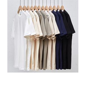 T-shirt vierge en coton épais de haute qualité pour hommes surdimensionné grande taille à séchage rapide respirant pour la saison estivale fournisseur BD - Product Image 1